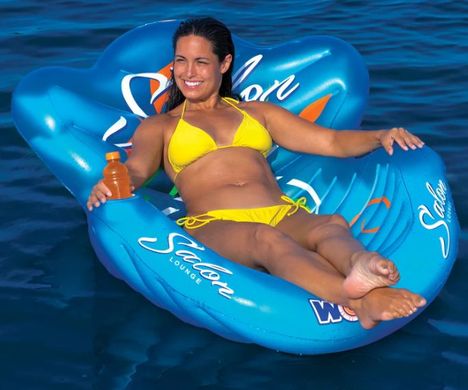 Водный аттракцион Salon Lounge 1P надувное кресло для плавания бассейна пляжа буксируемый баллон водная плюшка