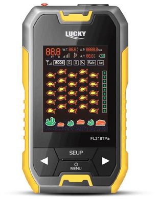 Эхолот Lucky FL218TPA-WT, два датчика, цветной дисплей