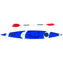 Корпусный каяк туристический Riverday One-GO-440, одноместный, из HDPE-RM, синий