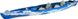 Корпусный каяк туристический Riverday Twin-GO-485, двухместный, из HDPE-RM, синий