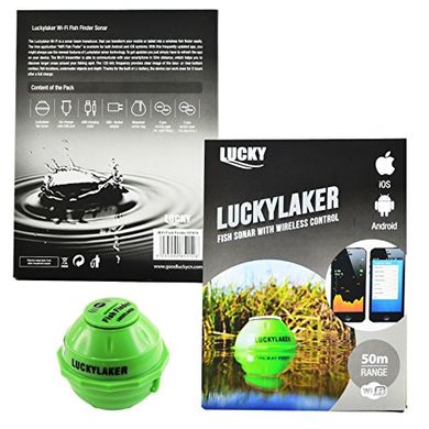 Беспроводной эхолот FF916 Lucky Fish Finder для Apple, IPHONE, Android (без усилителя Wi-Fi)