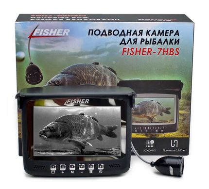 Подводная камера-видеоудочка Fisher CR110-7HBS для рыбалки, кабель 30 м