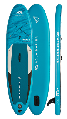 SUP доска Aqua-Marina Vapor-All-Around iSUP, 3,15m/15cm (весло, лиш)