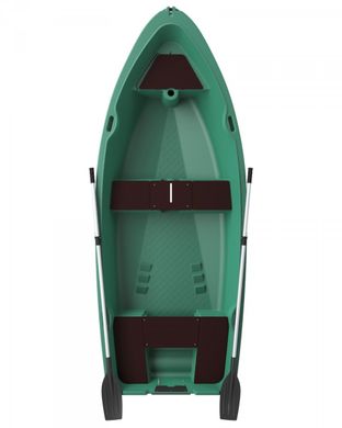 Корпусная лодка Riverday RKM-350 трехместная, из HDPE-RM, 3 цвета на выбор, дренажные пробки