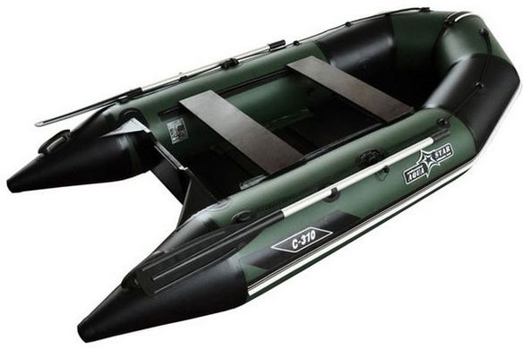 Килевая лодка Aqua Star C-310, 3 места, пол-книжка SLD с отверстием для клапана кильсона, усиления