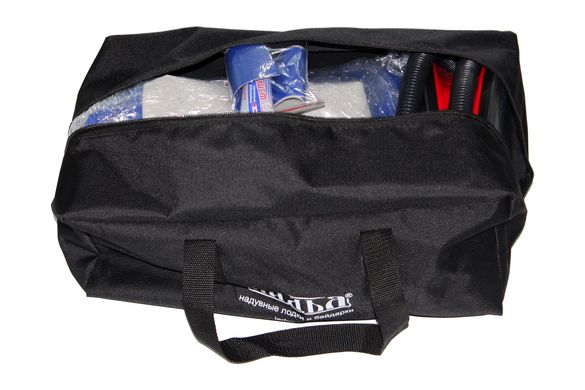 Тюбинг (надувные санки-ватрушка), серо-синий, сумка, насос, ремкомплект