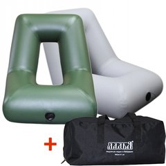 Надувное кресло Рыбацкое для лодки (ширина кокпита 61 см) с сумкой