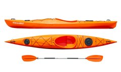 Корпусный каяк туристический Riverday One-GO-440, одноместный, из HDPE-RM, оранж