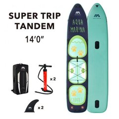 SUP доска Aqua-Marina Super Trip Tandem-Family iSUP, 4.27m/15cm