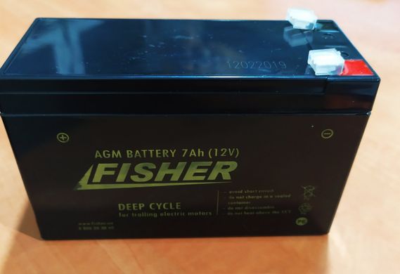 AGM аккумулятор Fisher 7A*h 12V