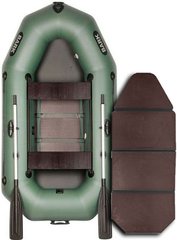 Лодка Bark B-250D, 2 места, сдвижные сиденья, слань-книжка