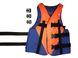 Страховочный жилет Контраст, от 110 до 130 кг, сине-оранжевый