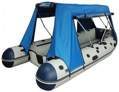 Палатка-тент для лодки Kolibri КМ-330DL, КМ-330DSL (камуфляж или серый)